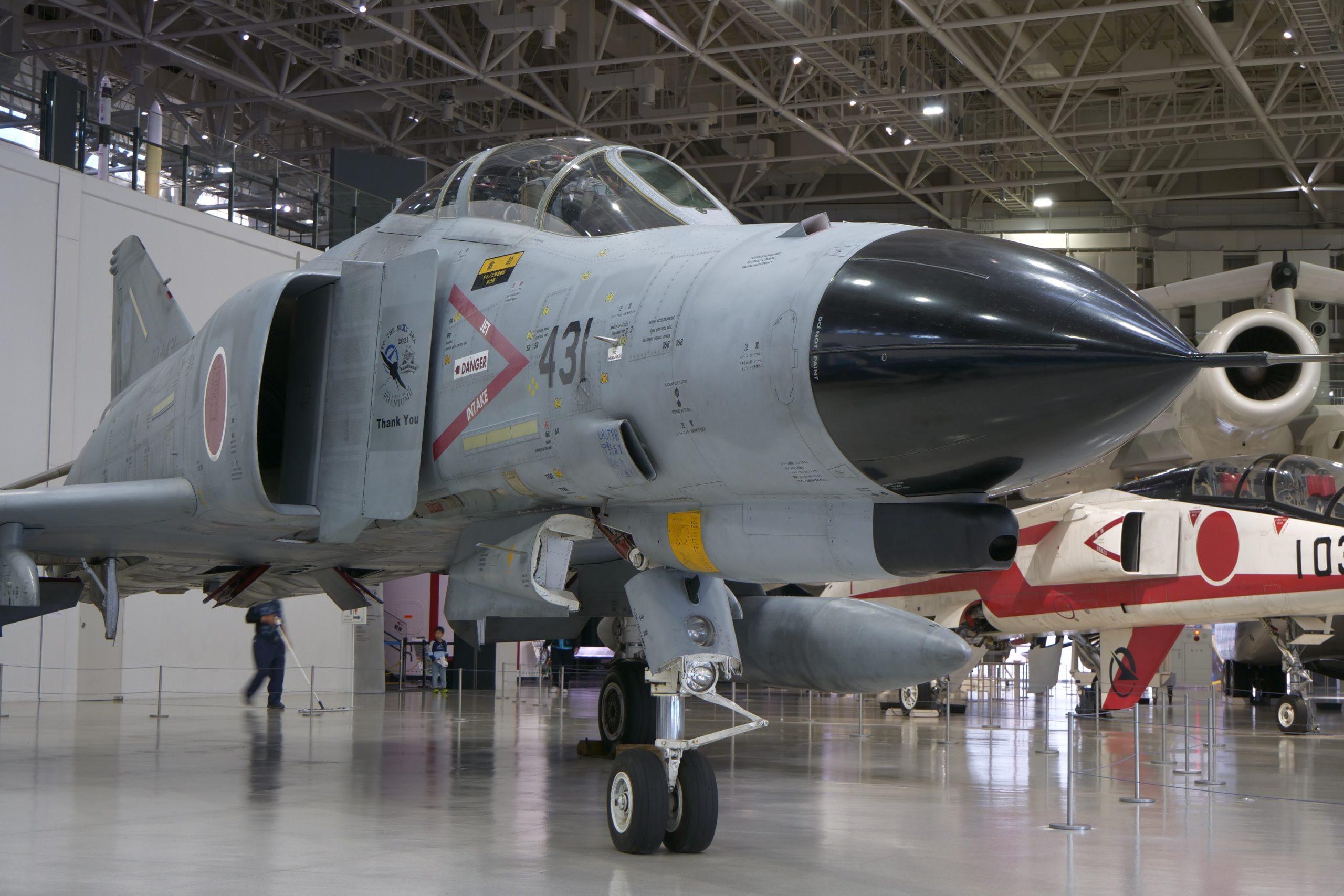 岐阜かがみはら航空宇宙博物館にF-4EJ改 431号機を見に行く