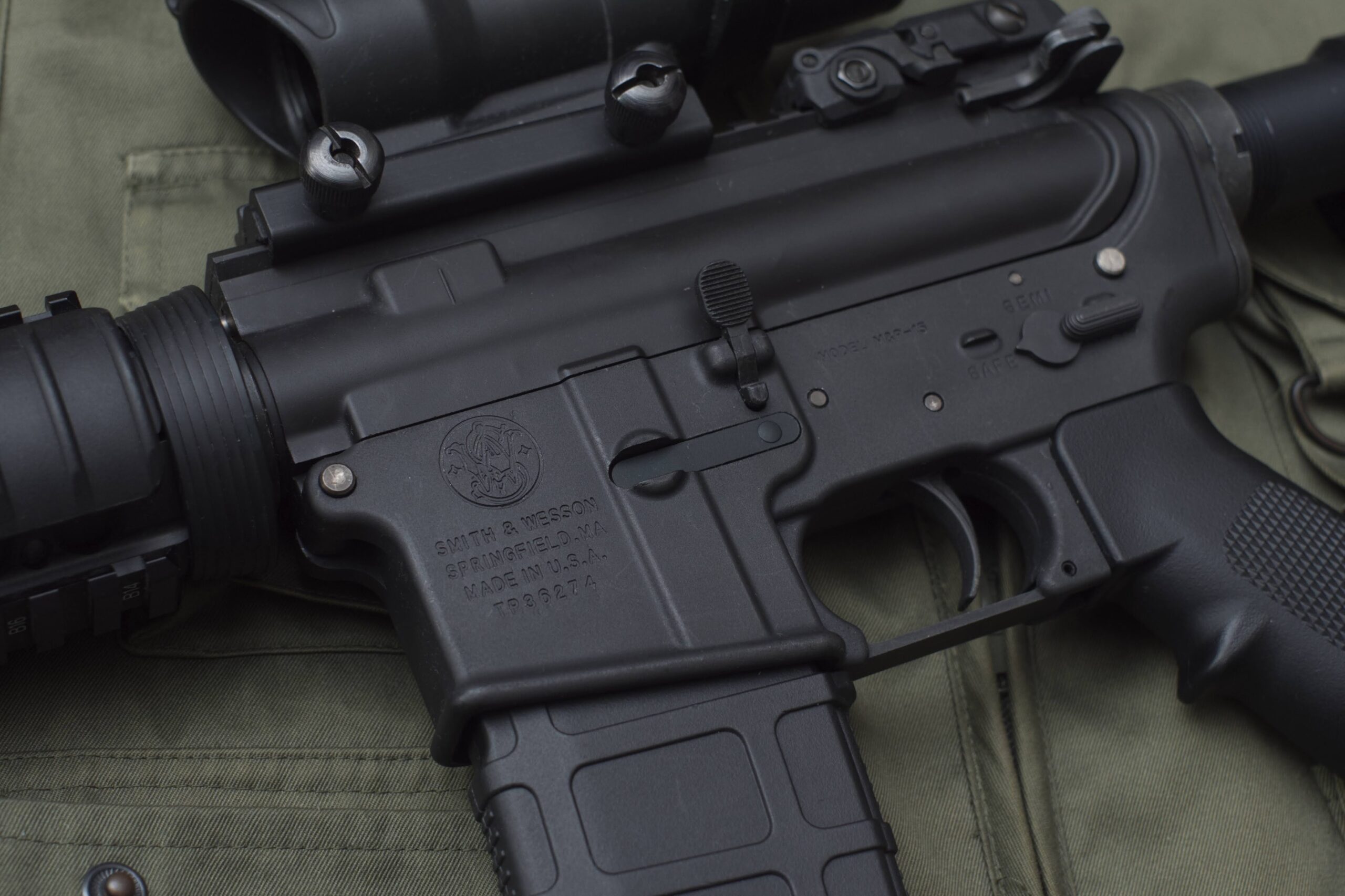 マルイMWSベース M&P15刻印