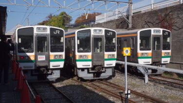 流鉄の鉄道の日!! 2025で、落成前の元JR東海211系 GG編成を見る